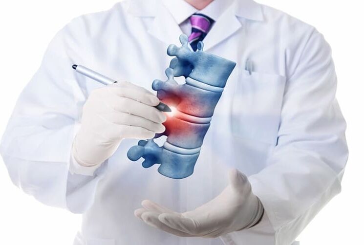 mugurkaula bojājumi krūšu kurvja osteohondrozes dēļ